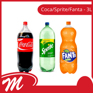 Coca/Sprite/Fanta x3L – $740.00