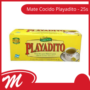 Mate Cocido Playadito x25s – $750.00